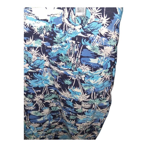 Christopher & Banks Women's Crop Signature Slimming Pants Palm Tree Size 14 - Picture 2 of 11